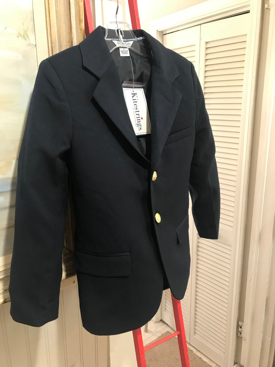 Boy's Kitestrings Navy Blazer Material Luxury