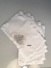 Load image into Gallery viewer, Cocktail Napkins - Sweet Tulip Embroidered Napkins