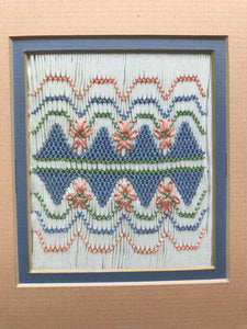 "Kelly’s Flowers" Smocking Design Plate by Sandy Hunter