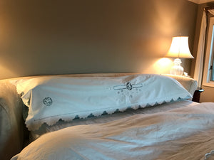 Pillow Throw or "Preacher Sheet"