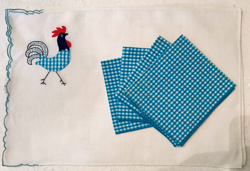 Rooster placemats