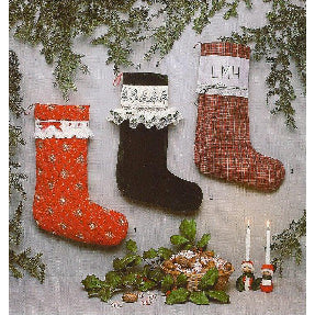 Smocked Christmas Stocking by Sandy Hunter