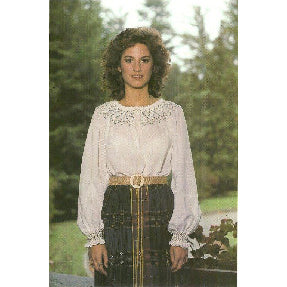 The Less Full Peasant Blouse or Bed Jacket by Sandy Hunter