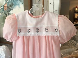 Girls Kitty Collar Dress and slip